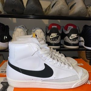 White Nike Blazer size 12